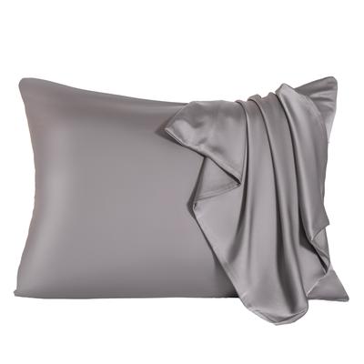 TEMU 1pc Pillowcase 19mm, Standard Size, Queen Size, King Size With Hidden Zipper, Soft Breathable, Pillow Cover Image