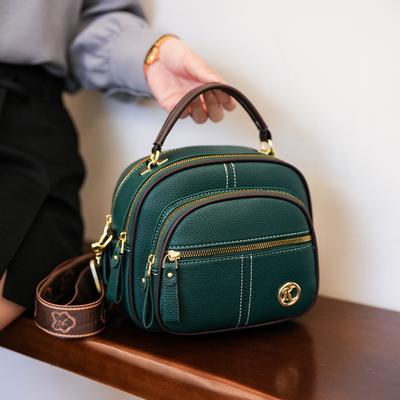 TEMU Women' Crossbody Bag With Golden-tone Hardware - Stylish Lychee Pattern, Shoulder & Handbag For Daily , Shopping, And Gift , Handbag Image