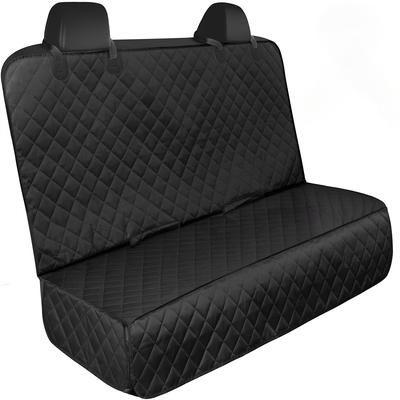 TEMU Car Seat Protector - Suitable For Dogs, Non-slip, Scratch-resistant, Pet Car Seat Cover, Universal Size Fits Cars And Suvs Black Image