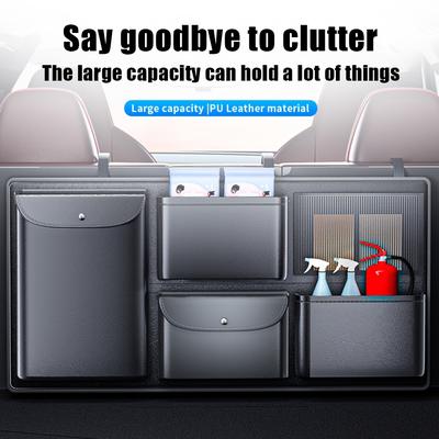 TEMU H01 Trunk Storage Bag - A Foldable Car Storage Box For Organizing Miscellaneous Items In Your Trunk. Image