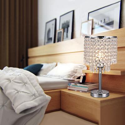 Senderpick - Moderne Kristall Nachttischbeleuchtung Tischlampe Nachtlicht Schreibtischlampe Image