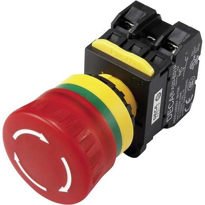 A20L-V4E02Q6R Not-Aus-Schalter mit Kontaktelement 240 v/ac 6 a 2 Öffner IP65 1 St. - Deca Image