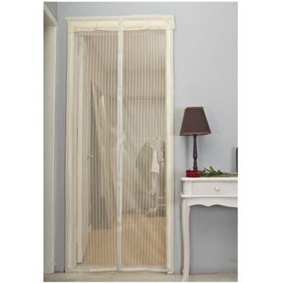 Trade Shop Traesio - Trade Shop - universal magnet moskitonetz 120 x 220 cm magnete vorhang farbe Image