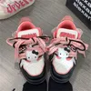 Koreanischen Stil Rosa Hallo Kitty Zubehör Kawaii Frauen Schuhe Frühling Herbst Neue Vielseitige