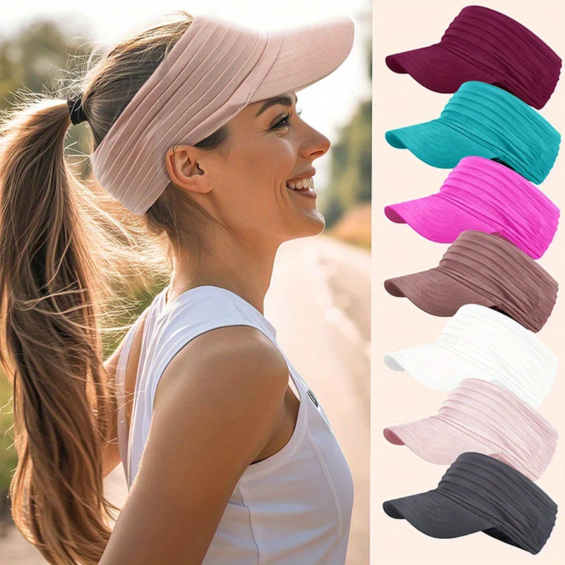 Frühling und Sommer leere Top Sonnenhut Outdoor Herren und Damen modische Sport schnell trocknende Sonnenhut Erwachsene laufen Entenschnabel Hut Image