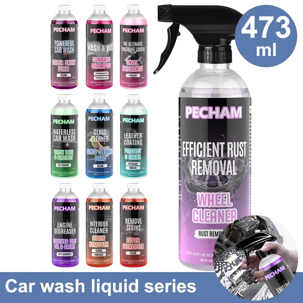 473 ml Auto Reinigungsflüssigkeit Motor Fett Innenreinigung Beschichtung Waschen Glasreiniger Leder Schutz Scheinwerfer Reparaturflüssigkeit Image