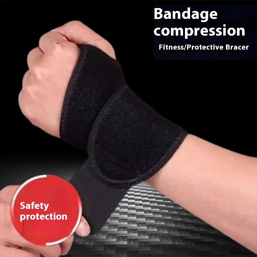 Sport-Handgelenkstütze – atmungsaktive Unterstützung für Fitnessstudio, Volleyball, Basketball – Linderung von Handgelenkschmerzen, Verstauchungen und Sehnenentzündungen – Männer/Frauen Image