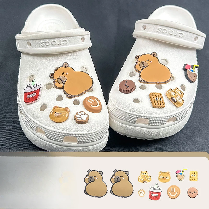 Beliebte Bär Heißer Verkauf Crocs Neue DIY Zubehör Einfarbig Cartoon Dekorative Zubehör Abnehmbare Schuh Schnalle