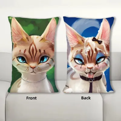 Dakimakura Anime Bengal Cat Sofa Kissen Körper Kissenbezug Doppelseitiger Druck Bettwäsche Image