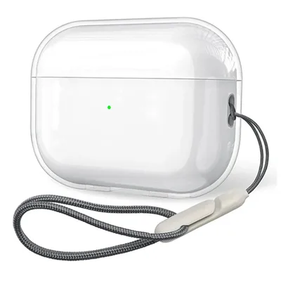Transparente Schutzhülle für Airpods Pro 2. Generation, weiches TPU, stoßfest, entworfene Hülle für Image