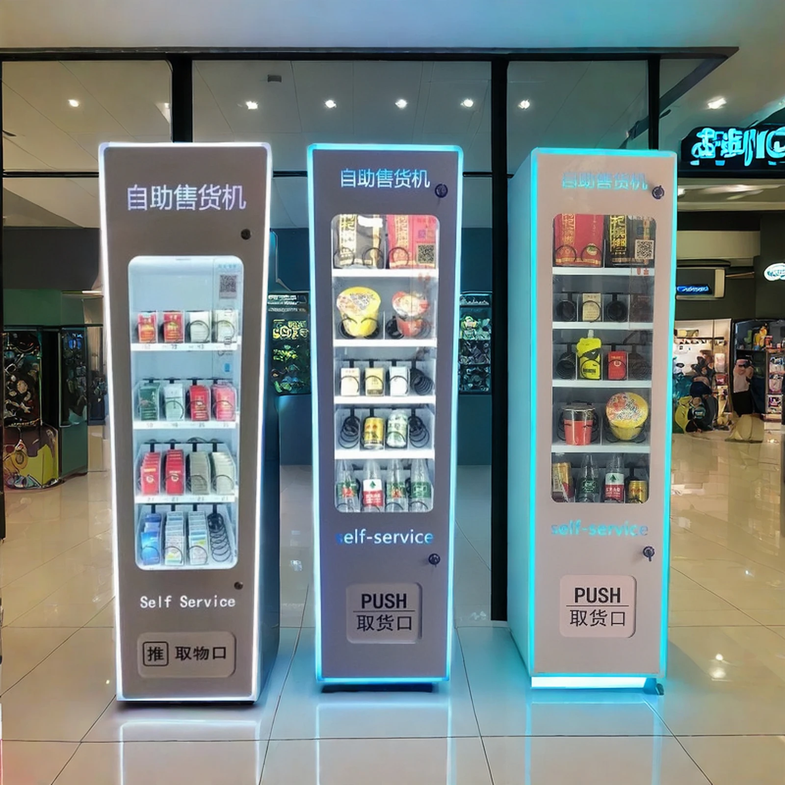 Kleiner unbemannter Verkaufsautomat Intelligent Mini Image