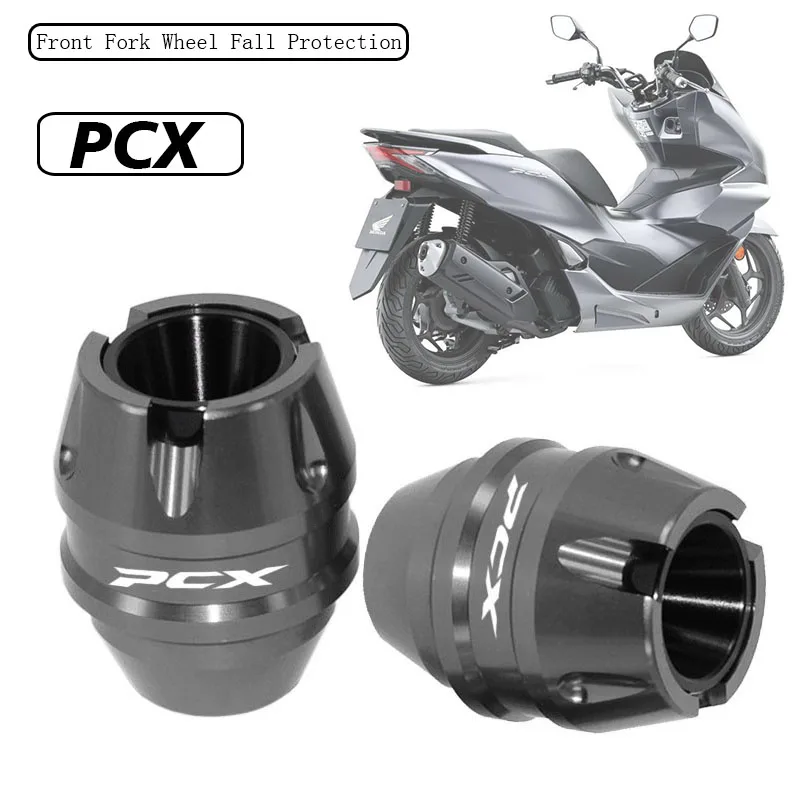 Motorradzubehör Vorderrad Absturzsicherung Rahmenschieber Anti Crash Protector Passend für PCX 125 150 160 PCX 125 PCX 160 Image