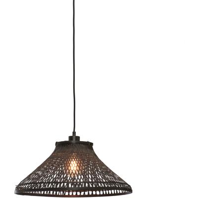 GOOD & MOJO Hängeleuchte "TAHITI", schwarz, Ø 45,00cm H: 20,00cm, Lampen, Nachhaltig Image
