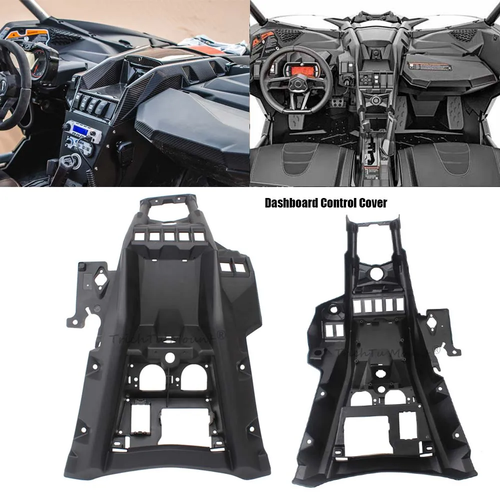 UTV-Zubehör Armaturenbrett-Steuerungssatz für Can-Am Maverick X3 Max Turbo R XDS DPS 900 1000R 2017 2018. Zentrale Armaturenbrettabdeckung Image