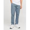 Chinos JACK & JONES "JPSTMARCO JJFURY ANA", Herren, Gr. 30, Länge 30, blau (blau mirage), Web, Obermaterial: 98% Baumwolle, 2% Elasthan, unifarben, modisch, slim fit normal, Hosen
