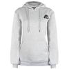 Damen Kapuzenpullover Fleece Hoodie Langarm Grau