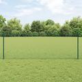 Vidaxl - Pali per Recinzione 5 pz U-Channel Verde 80 cm Acciaio