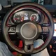 Coprivolante per auto in pelle microfibra per Volkswagen Golf 6 Mk6 VW Polo Jetta MK5 Copri maniglia