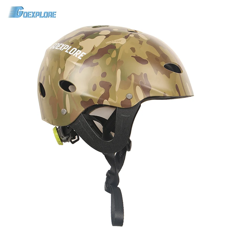 Casque de sports nautiques Goexplore pour hommes, ABS, kayak, patinage sur roulettes, escalade sur roche, équipement de sports nautiques, adulte