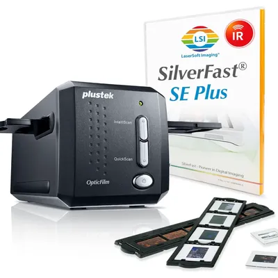 OpticFilm 8200i SE , 35mm Film & Slide Scanner. 7200 dpi / 48-bit Output. Integrated Infrared