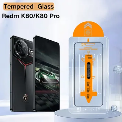 2PCS Screen Protector for Redmi K80 K80 Pro HD Tempered Glass for K80/K80 Pro Clear Film