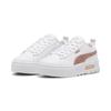Sneaker PUMA "Mayze Glitter Sneakers Mädchen", Kinder, Gr. 30, rosa (weiß rose gold metallic), Obermaterial: Synthetik, Textil; Futter: Textil; Innensohle: Textil; Laufsohle: Gummi, Schuhe