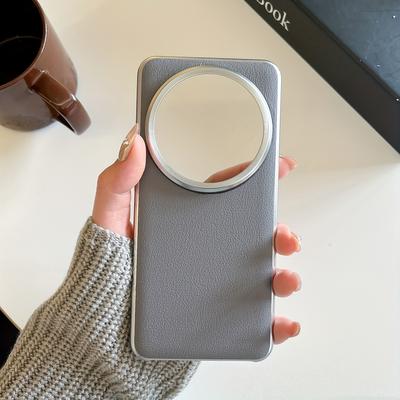 TEMU Pebbled Pattern Phone Case, Suitable For Xiaomi 15 Ultra Phone Case, Luxury Texture, Ultra-thin Design, Fashionable, Simple, Matte Texture, A Of Colors From Image