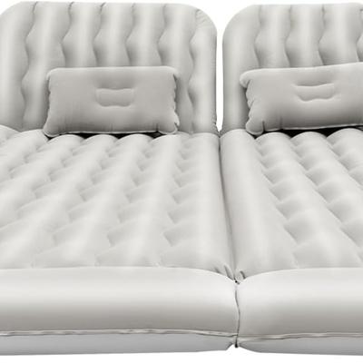 TEMU Car Mattress, 126 X 174 Cm Air Mattress Self-inflating With Air Pump And Cushion, Portable Inflatable Mattress For Travel, Camping, Outdoor Activities, Grey Image