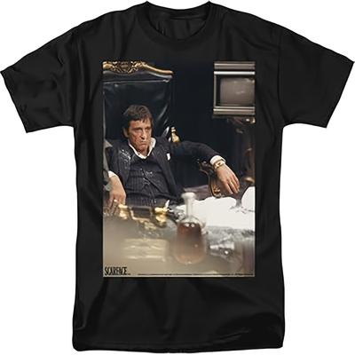 TEMU Men's And Women's Casual Graphic T-shirt - 100% Cotton Short Sleeve, Movie-, High Elastic 220g Fabric, Fit, Fashion Graphic Print, Great Gift For Humor Lovers, Funny Graphic T Shirts Image