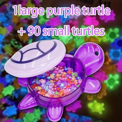 TEMU 91pcs -the- Turtle Figurines - Resin Garden Miniature Animal Decorations, No Electricity Or Batteries Needed, Outdoor Decor | Animal Figurines | Decorative Turtles, Garden Decor Image
