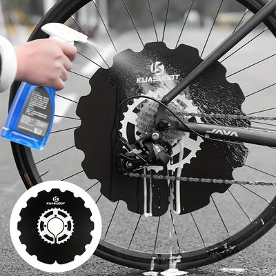 TEMU Bicycle Disc Brake Wash Baffles, Protective Brakes, Mountain Baffles, Bicycle Wash Tools And Accessories, Suitable For Bicycles, Mountain Bikes, Land Bikes, Road Bikes Image