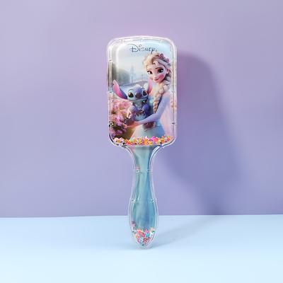 TEMU New Stitch Princess Series Air Cushion Comb For Head Massage, Portable Cute Cartoon Rattle Hairbrush Image