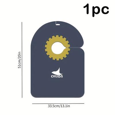 TEMU Pvc Bicycle Disc Brake Cleaner And Protector, Shock-absorbing Chain Cleaning Accessory - Blue (1pc), Bike Discs Cleaning Tool|chain Cleaner|protective Cover, Bicycle Accessories Image