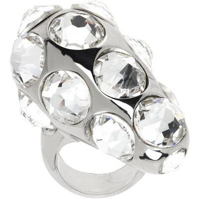 Crystal Drop Ring - Metallic - Acne Rings