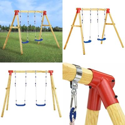 Vidaxl - Schaukelgestell 230 x 130 x 166 cm Kiefernholz - Outdoorspielgeräte - Schaukelpferd Image