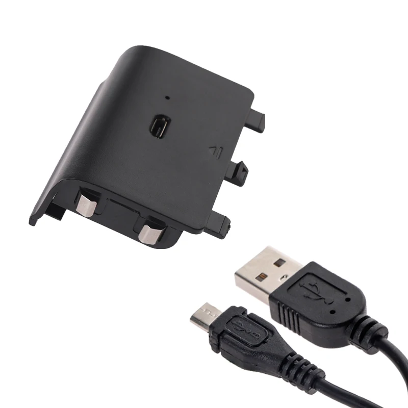 Battery Pack for Xbox One 2400mAh Rechargeable Battery Pack with USB Cable for Xbox One Controller Back Battery Kit