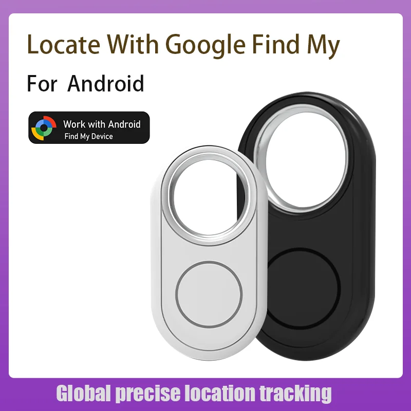 Mini Smart GPS Google Find My Device Tracker Android Locator Anti Lost für Android Schlüsselmappe Haustiergepäck Auto MIF Bluetooth Image
