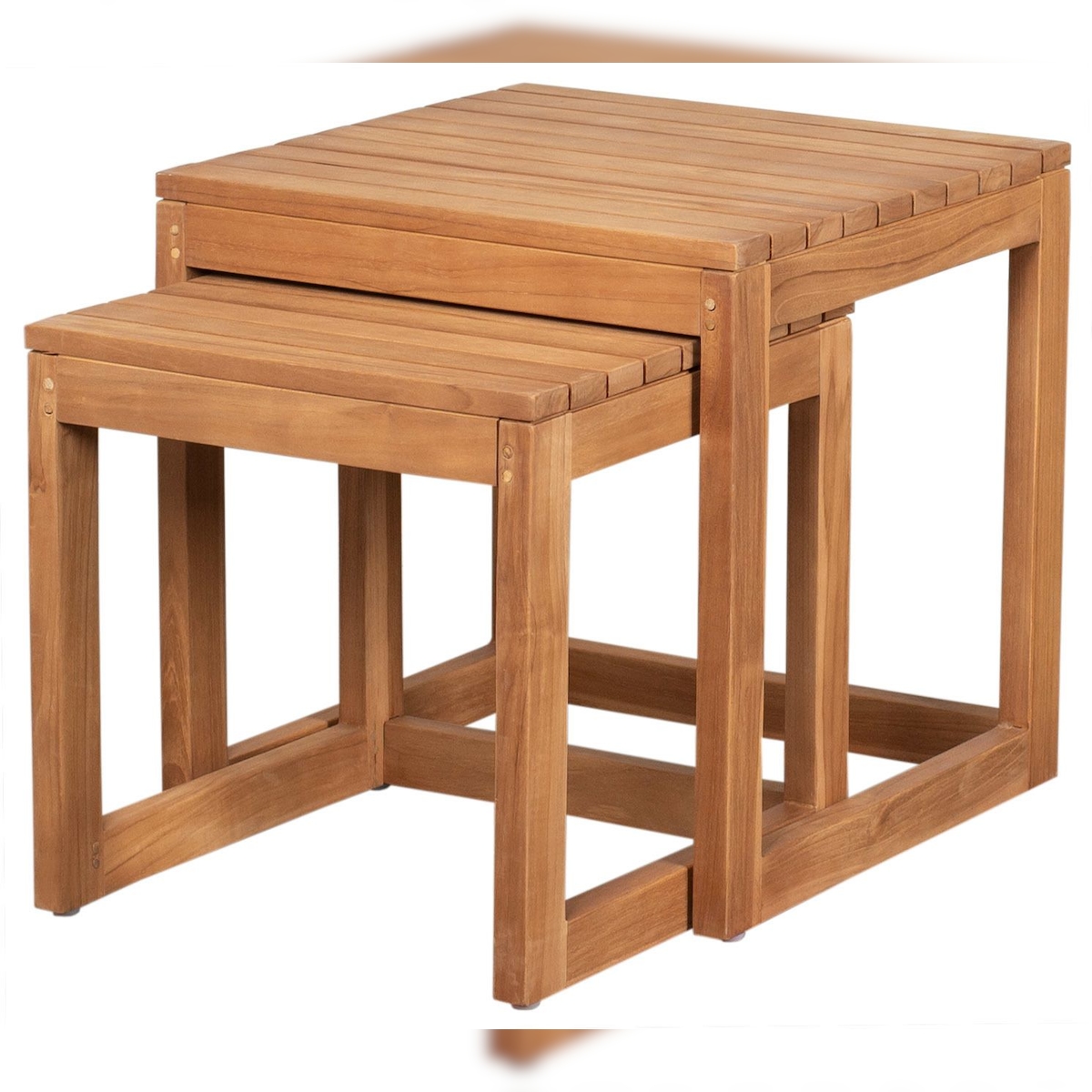 Mr. Deko Teakholz Beistelltische 2er Set Verwood Image