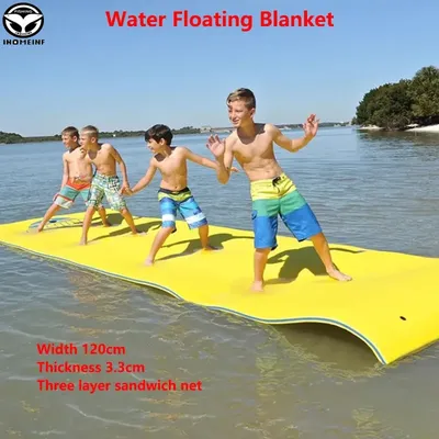 180 ~ 680 cm Wassermatratze XPE-Schaum Outdoor Schwimmendes Wasserpad Sommerspaß Große Wasserdecke Image