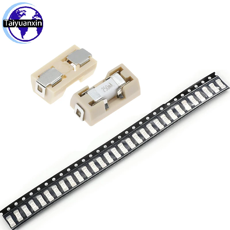 50 Stück 1808 Sicherung 125 V 0451 1 A 1,5 A 2 A 3 A 4 A 5 A 6,3 A 7 A 8 A 10 A 15 A 20 A 25 A 30 A 250 mA 500 mA SMD flinke Sicherung Ultra-schnelle Sicherung