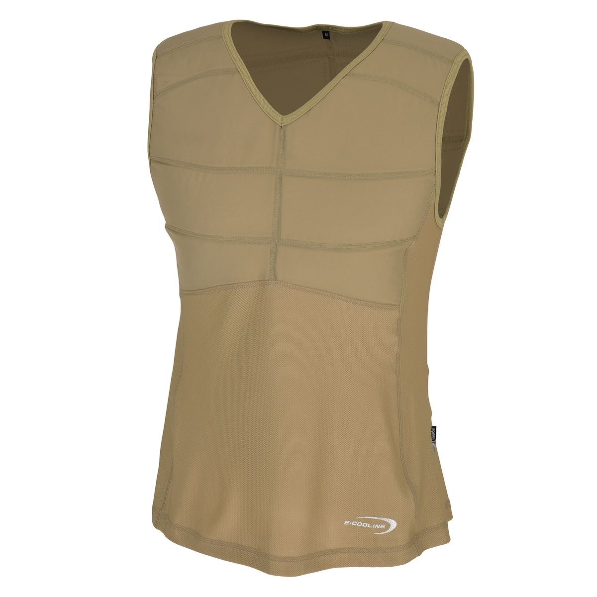 E.COOLINE Powercool SX3 Kühlshirt ärmellos Gr. 5XL sand - sekundenschnelle Aktivierung mit Wasser - stundenlange, trockene Kühlung für heiße Tage Image