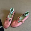 Damenschuhe, luxuriöses Kunstleder, lässig, rosa, Outdoor-Mokassins, niedrige Absätze, Loafer,