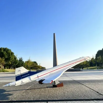 2083 Stück Concorde Passagierflugzeug große kreative Dekoration Puzzle Puzzle Bausteine Spielzeug Image