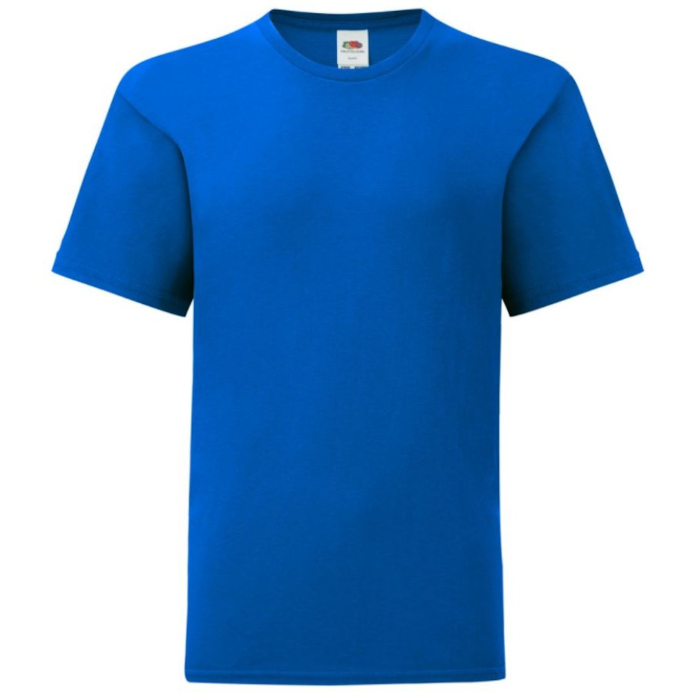 Fruit Of The Loom - T-shirt manches courtes ICONIC - Unisexe (Bleu roi) Image