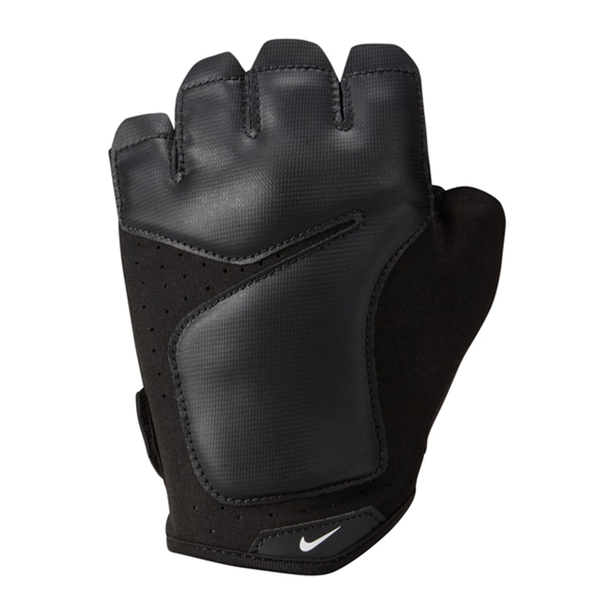 Nike - Herren 2024 - Fingerlose Handschuhe "Vapor Elite", Fitness - Nylon, Polyurethan, Polyester, rPET (Recyceltes Polyethylen-Terephthalat), PU-Schaumstoff, Spandex, Schaumstoff mit niedriger Dichte (Schwarz) Image
