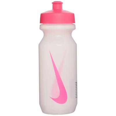 Nike - Wasserflasche "Big Mouth 2.0", Weite Trinköffnung, 650ml (Transparent/Pink) Image