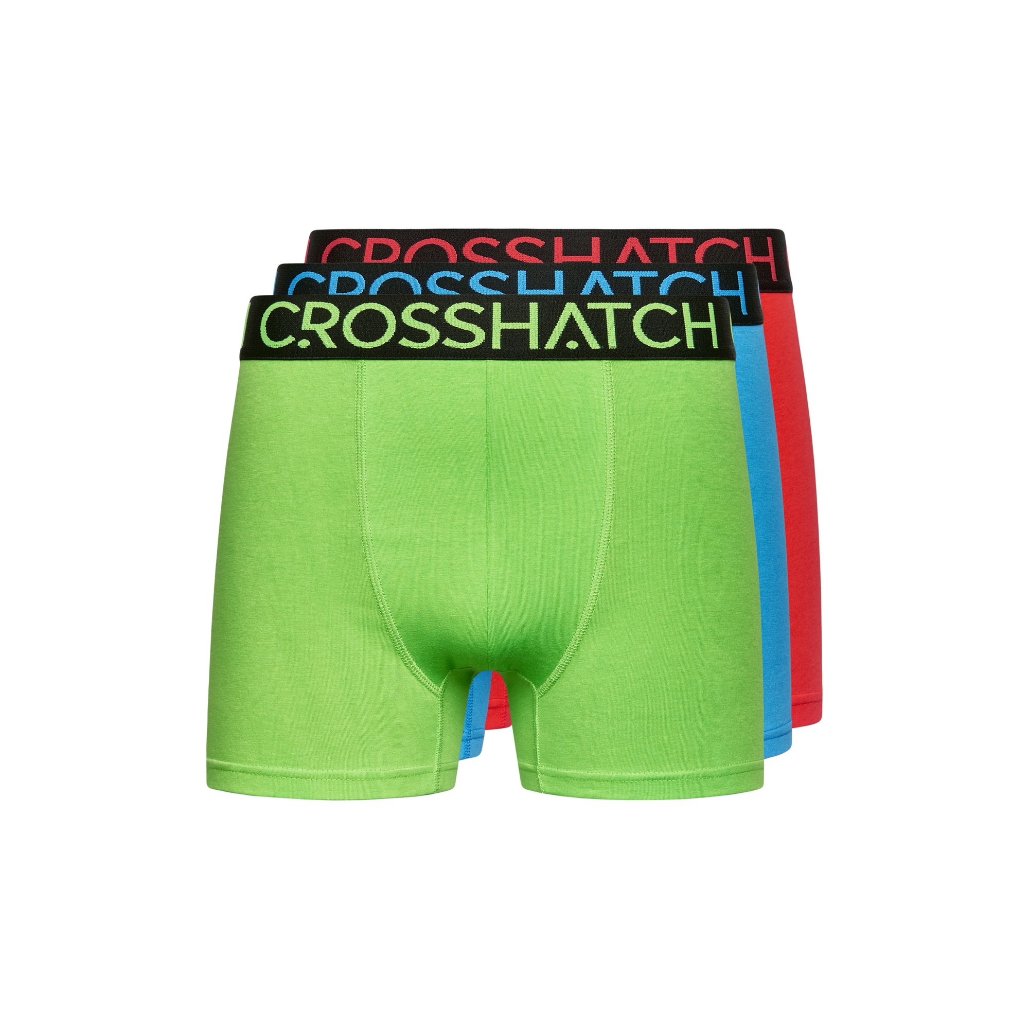 Duck and Cover - "Highlighter" Boxershorts für Herren (3er-Pack) (Grün/Rot)