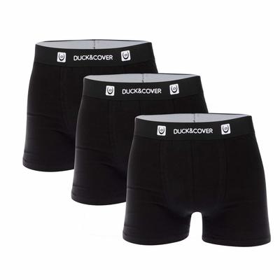 Duck and Cover - "Villani" Boxershorts für Herren(3er-Pack) (Schwarz) Image