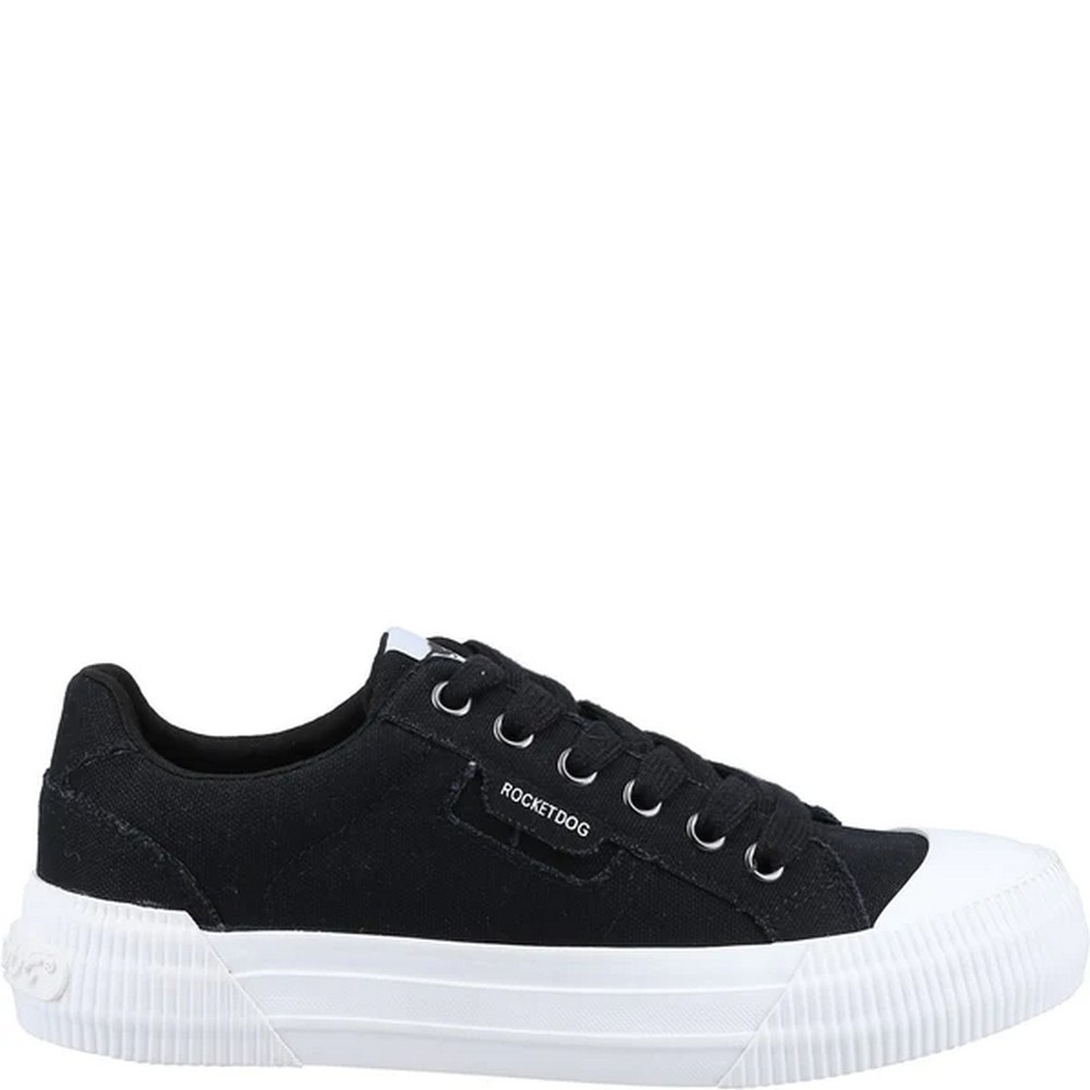 Rocket Dog - Damen Sneaker "Cheery 12A", Canvas (Schwarz)