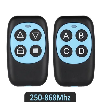 Universal Remote Control for 250-868Mhz Multi Frequency Garage Gate Door Opener Copy Duplicator